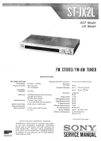 Sony ST-JX2L - Service Manual 